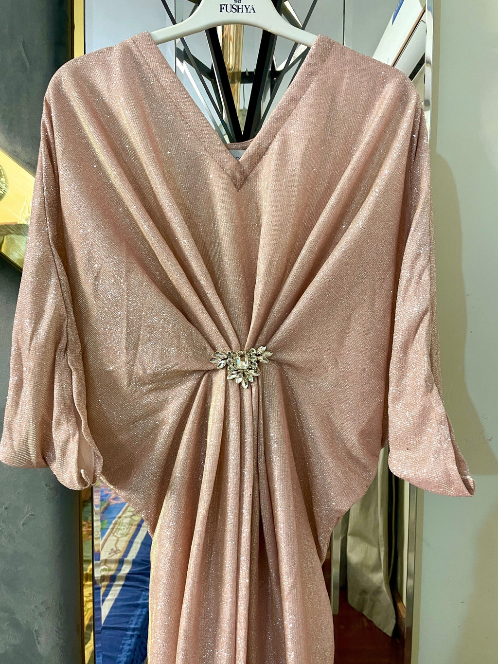 Golden Shimmer Moonlight Kaftan