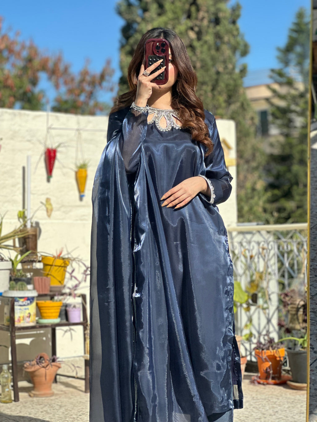 Afsana - Navy Blue