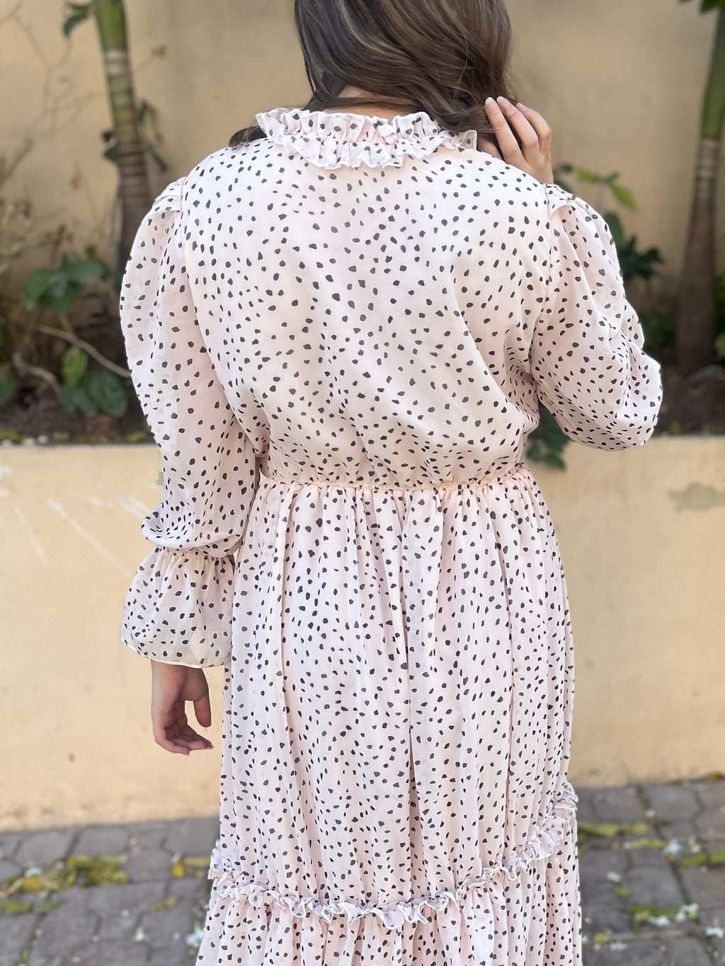 Chiffon Signature Detailing Dress