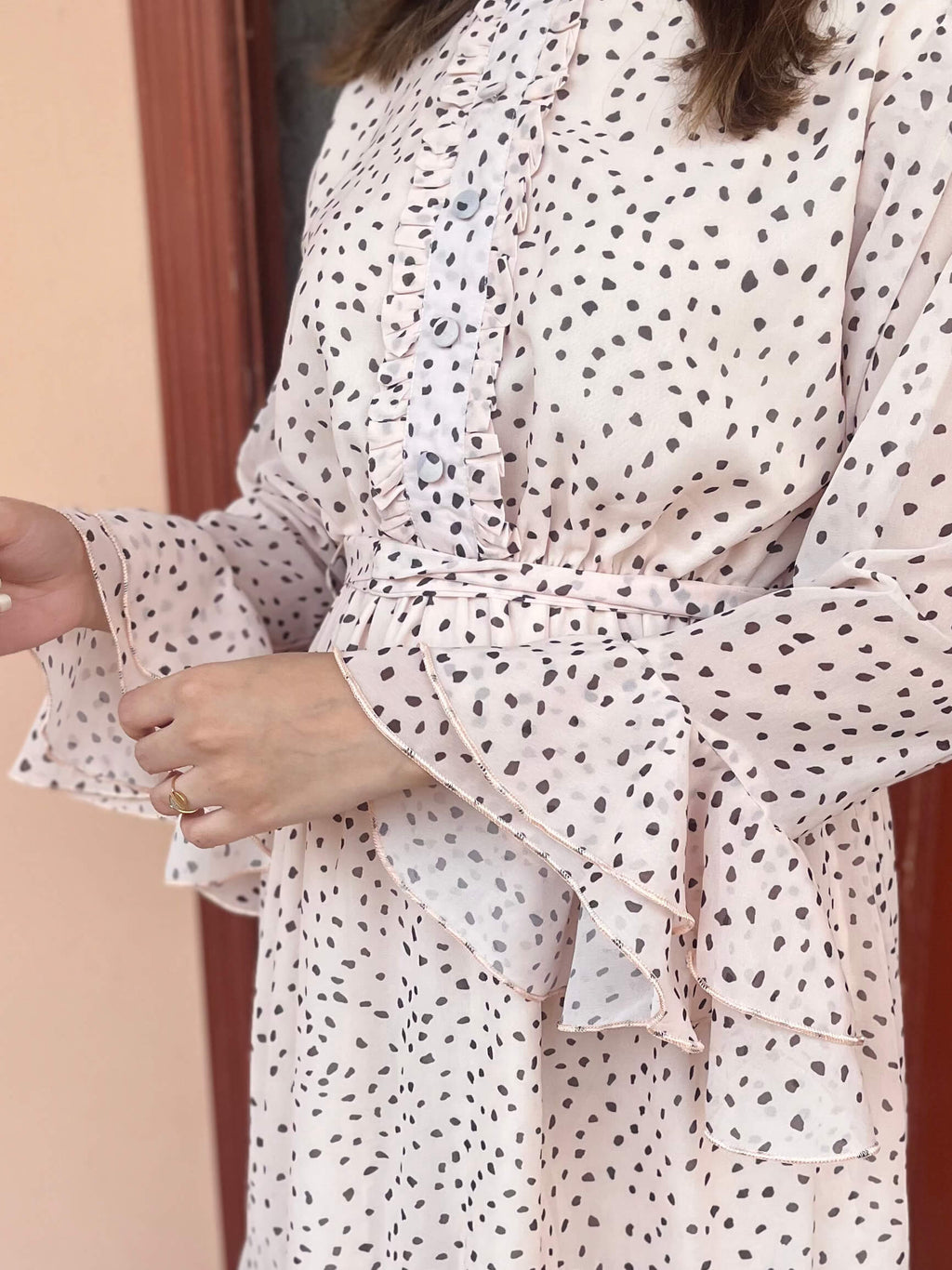 Chiffon Textured Dress