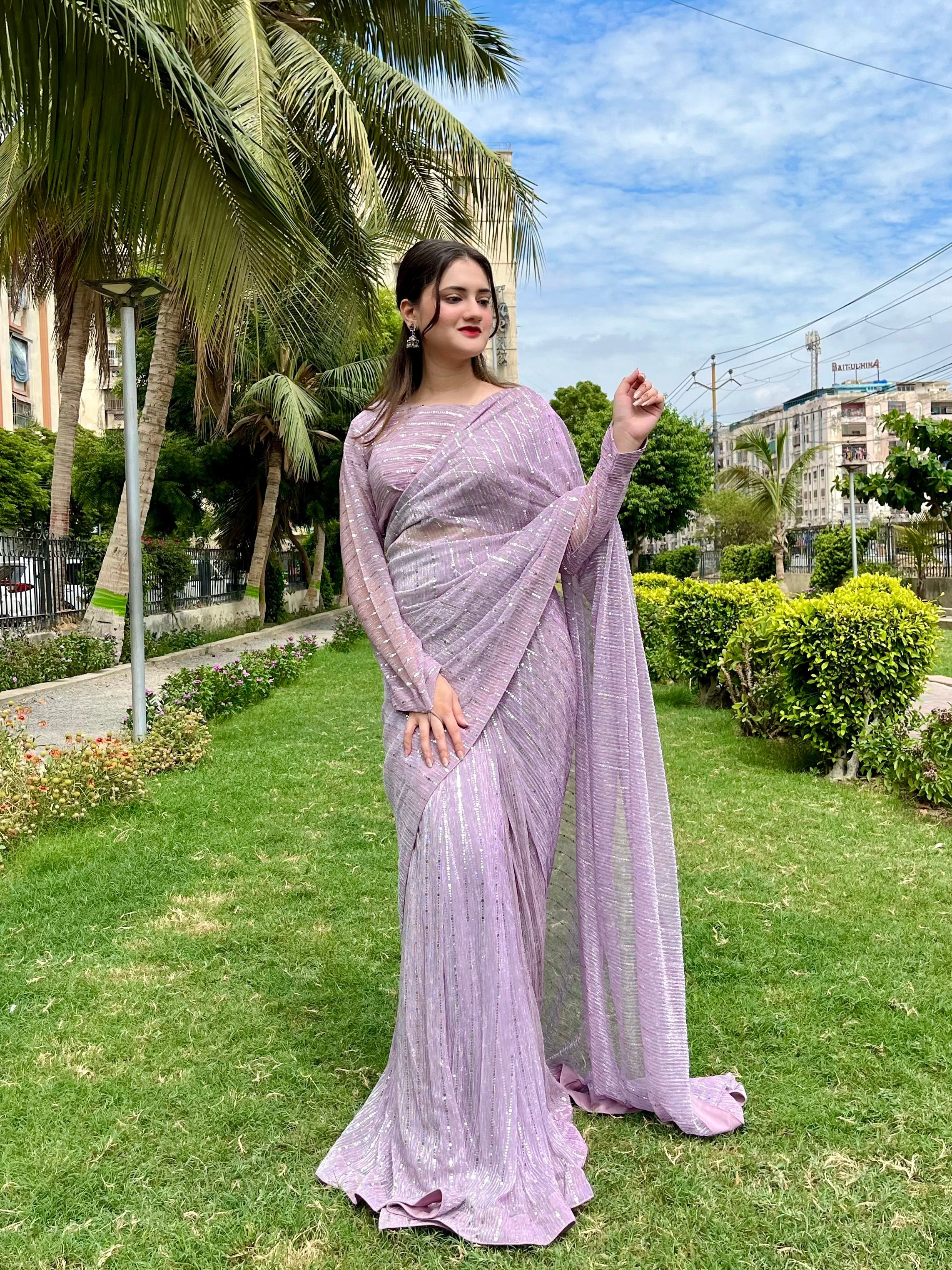Lilac Sarree